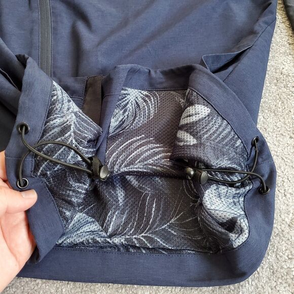 Travis Mathew Jacket Mens Extra Large Blue Windbreaker Golf Lightweight Hawaiian - Picture 6 of 13